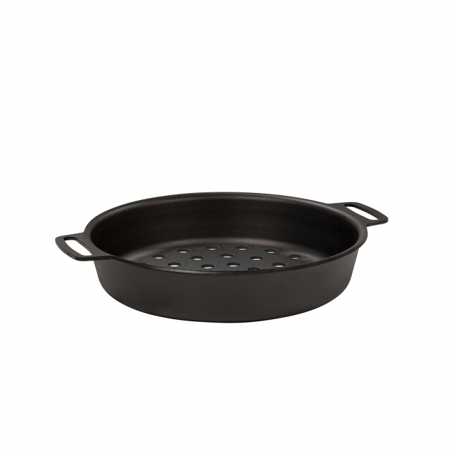 Perforated pan 24 cm in the group Carbon steel Frying pans at Kockums Jernverk AB (FPER24-080)