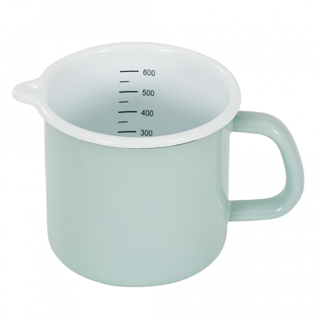 Mug with vernier scale Green Orion in the group Enamelled Steel at Kockums Jernverk AB (MUGW-001)