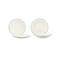 Plate set - 8 pieces - Cream Lux