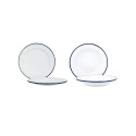 Plate set - 8 pieces - Kockums White