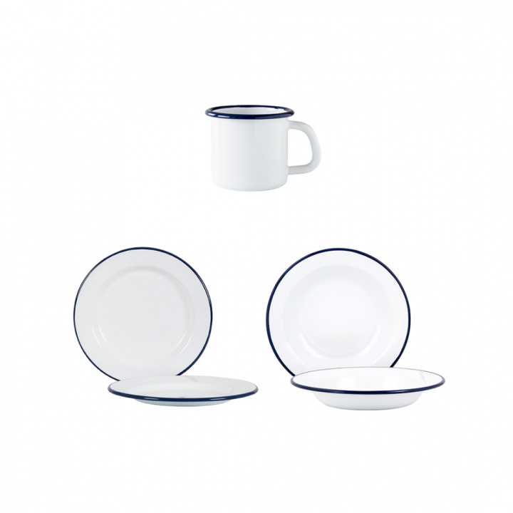 Dinnerware set - 12 pieces - Kockums White in the group at Kockums Jernverk AB (SET0007)