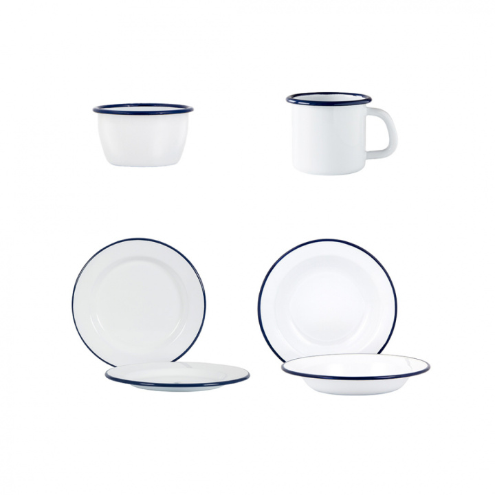 Dinnerware set - 16 pieces - Kockums White in the group at Kockums Jernverk AB (SET0009)