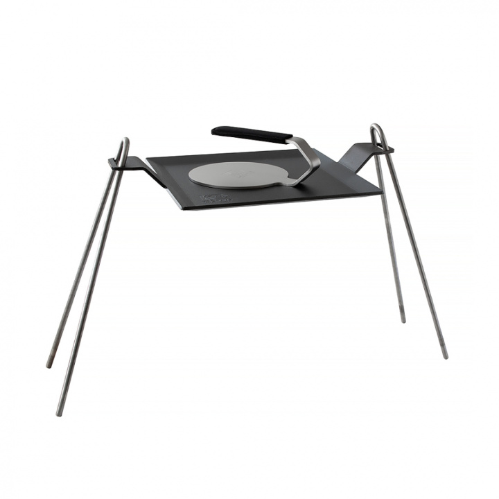 Set with griddle 40x27, fire stand and burger iron with neoprene in the group at Kockums Jernverk AB (SET0033)