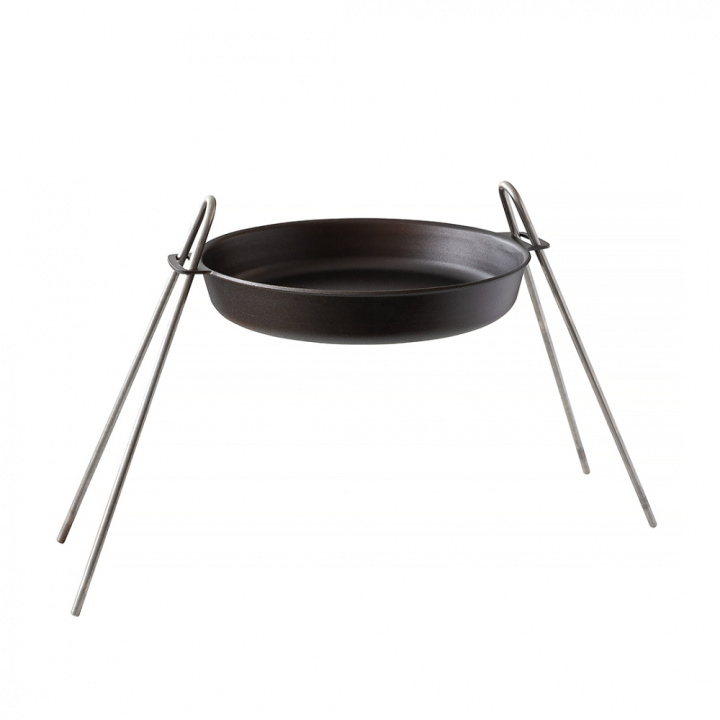 Set with dual handle pan 30 cm and fire stand in the group at Kockums Jernverk AB (SET0036)