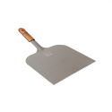 Pizza board, stainless steel, handle cover of leather