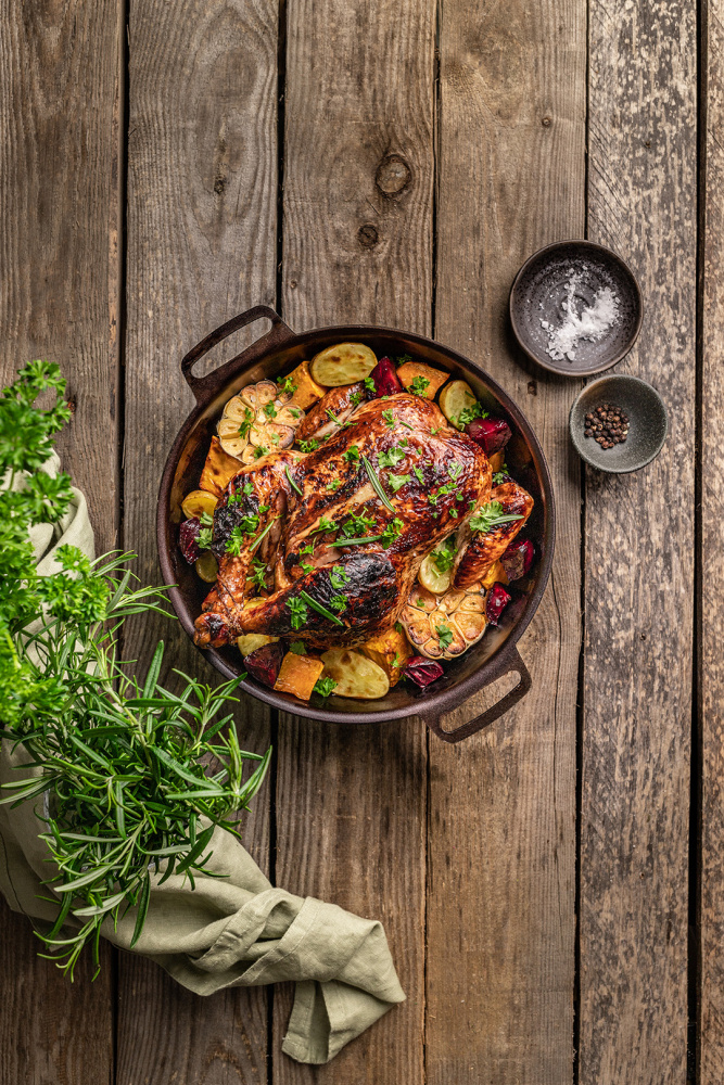 Dual handle pan 28 cm