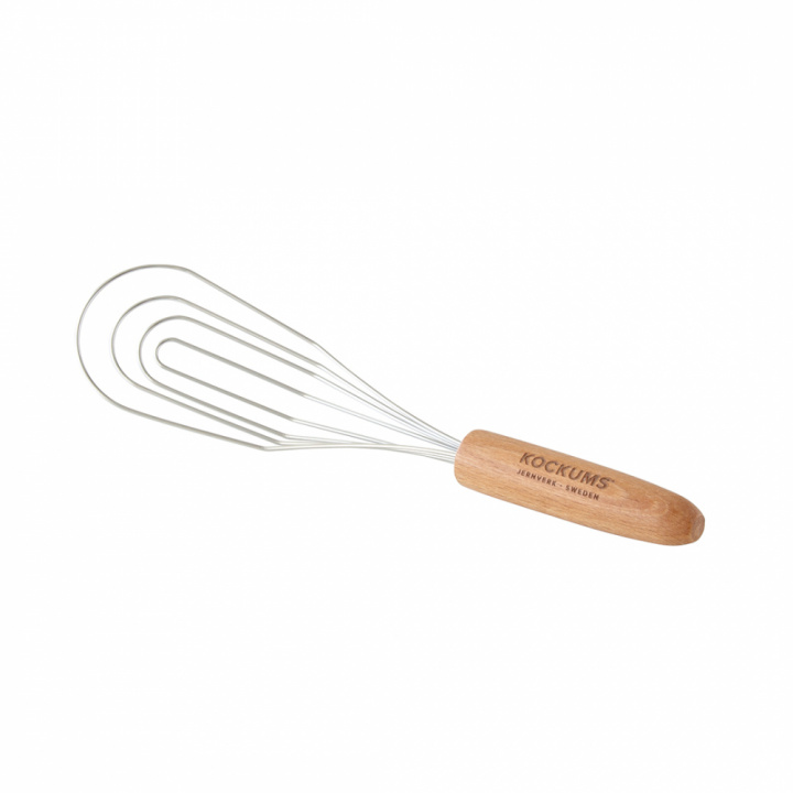 Whisk metal flat 26 cm in the group Wooden utensils at Kockums Jernverk AB (TVIP-090)